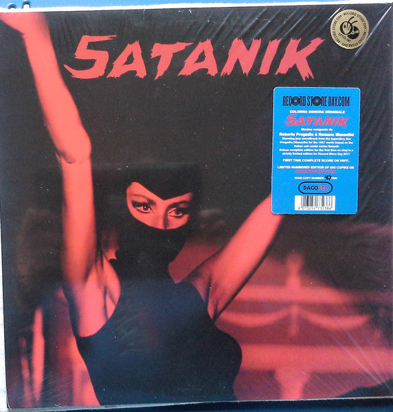 Roberto Pregadio & Romano Mussolini : Satanik (Original Soundtrack Music)  (LP, Album, RSD, Ltd, Num, RP)