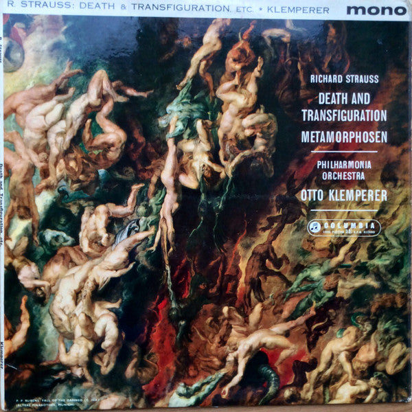 Richard Strauss - Otto Klemperer / Philharmonia Orchestra : Death And Transfiguration / Metamorphosen (LP, Mono)