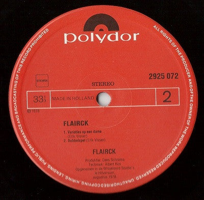 Flairck : Variaties Op Een Dame (LP, Album, Tit)