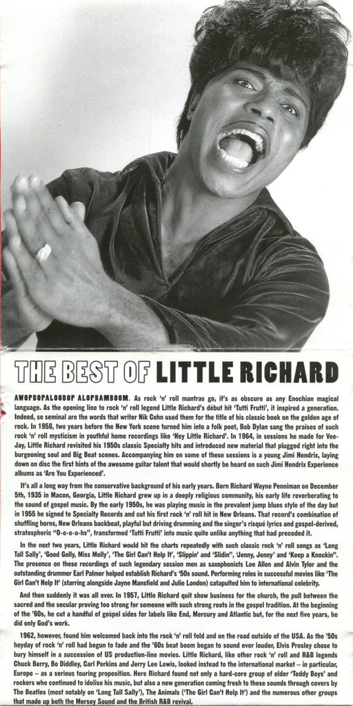 Little Richard : The Best Of Little Richard - The Vee-Jay Years (CD, Comp)
