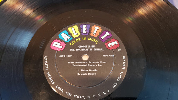 George Jessel : Mr. Toastmaster General (LP, Album)