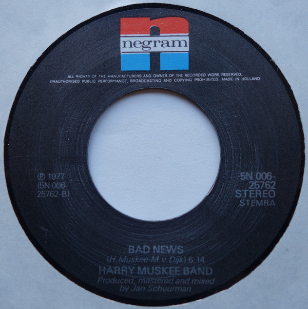 Harry Muskee Band : Devil Daisy / Bad News (7", Single)