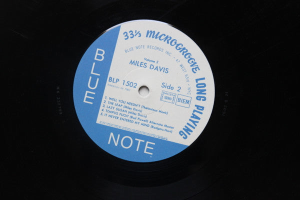 Miles Davis : Volume 2 (LP, Comp, Mono, RE, RM)