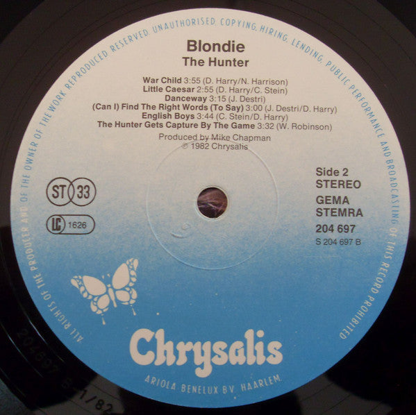 Blondie : The Hunter (LP, Album)