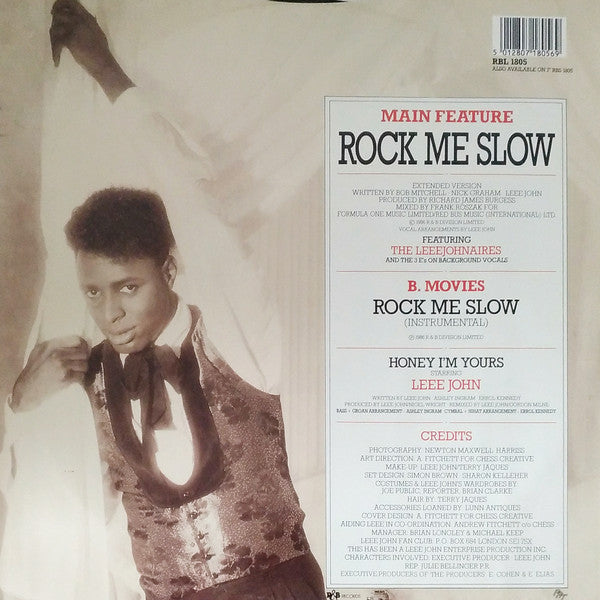 Leee John : Rock Me Slow (12", Maxi)