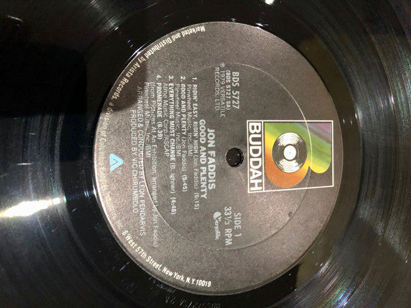 Jon Faddis : Good And Plenty (LP, Album, GAT)