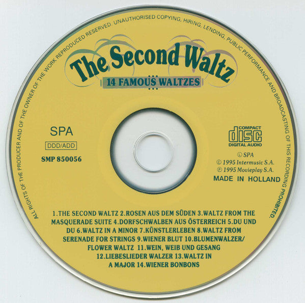 Various : The Second Waltz - 14 Famous Waltzes (CD, Comp)