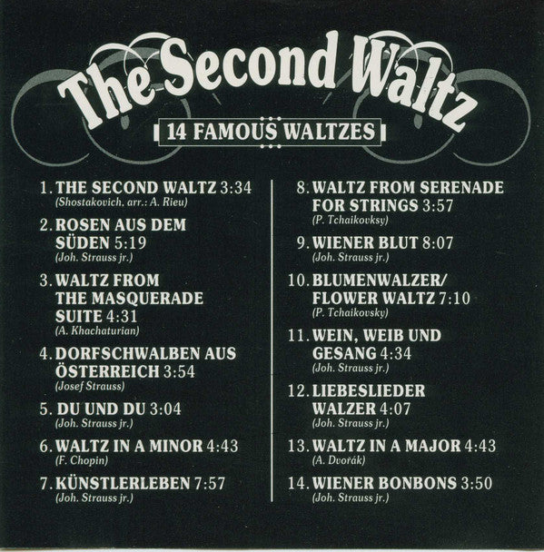 Various : The Second Waltz - 14 Famous Waltzes (CD, Comp)