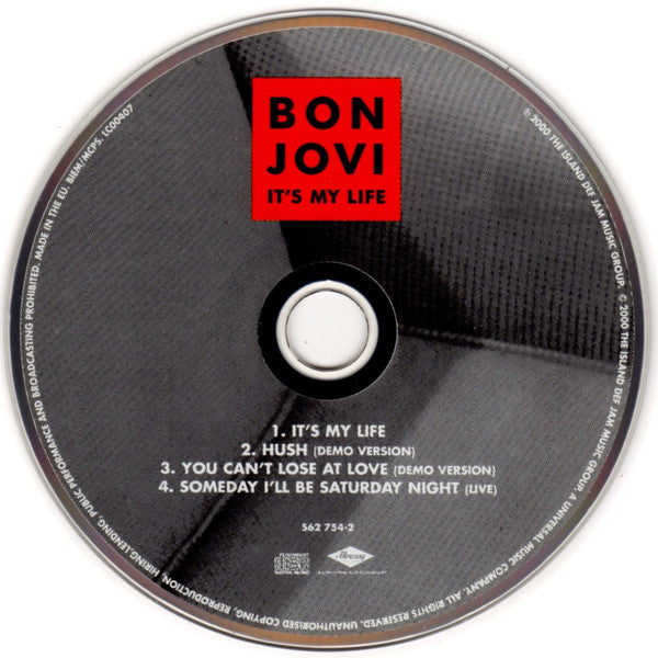 Bon Jovi : It's My Life (CD, Single, Enh)