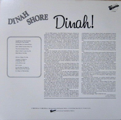Dinah Shore : Dinah! (LP, Comp)