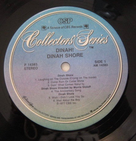Dinah Shore : Dinah! (LP, Comp)