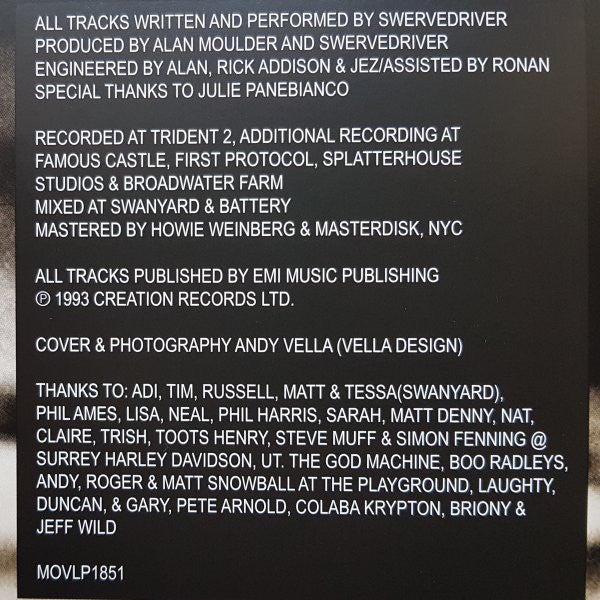 Swervedriver : Mezcal Head (LP, Album, Ltd, Num, RE, Mez)