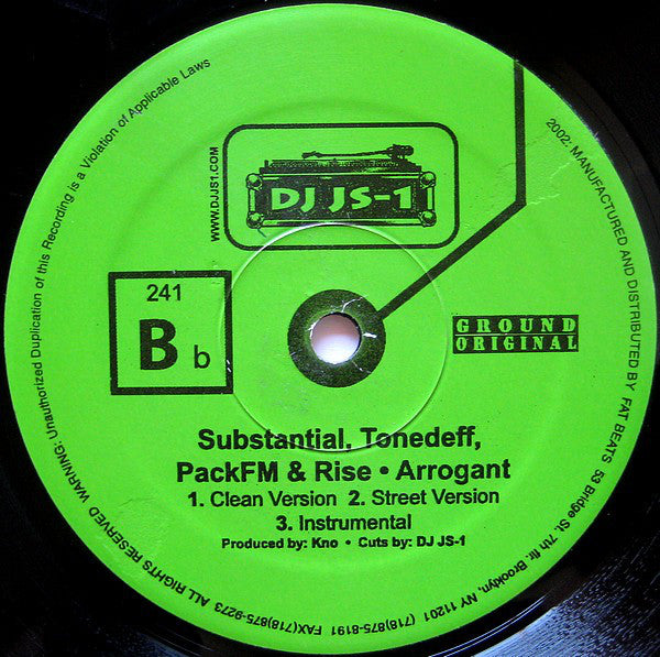 DJ JS-1 & Dub-L Featuring O.C. : Beyond (12")