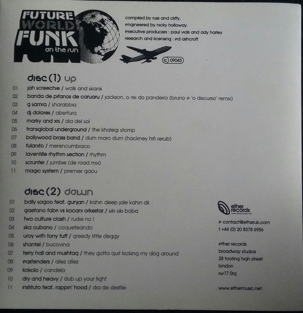 Various : Future World Funk: On The Run (2xCD, Comp, Promo, Gat)