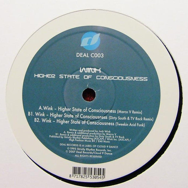 Wink* : Higher State Of Consciousness (12")