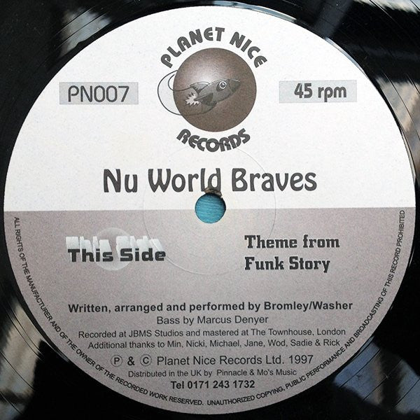 Nu World Braves : Theme From Funk Story / Heads Up (12")