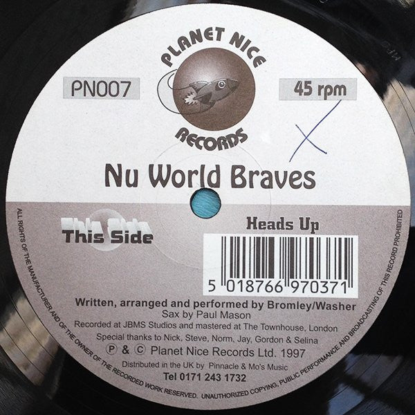 Nu World Braves : Theme From Funk Story / Heads Up (12")