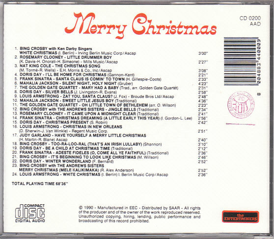 Various : Merry Christmas (CD, Comp)