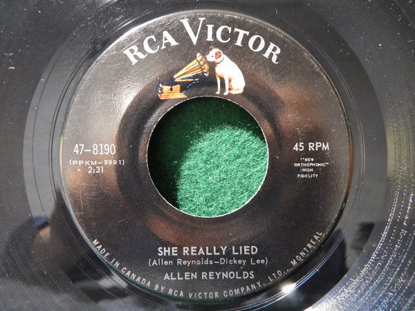 Allen Reynolds : Here Comes Raggedy Ann / She Really Lied (7", Single)