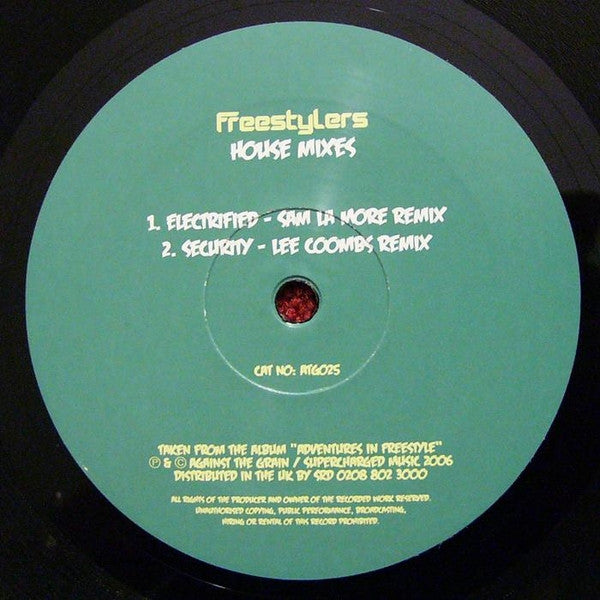 Freestylers : House Mixes (12")