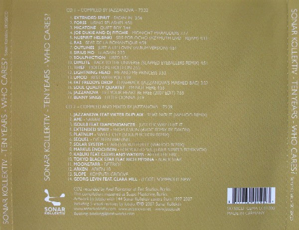 Various : Ten Years, Who Cares? (CD, Comp + CD, Comp, Mixed)
