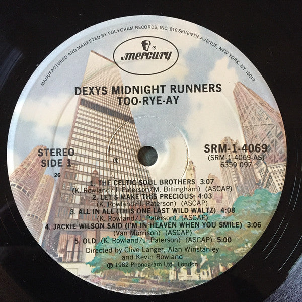 Kevin Rowland & Dexys Midnight Runners : Too-Rye-Ay (LP, Album, PRC)