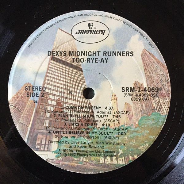 Kevin Rowland & Dexys Midnight Runners : Too-Rye-Ay (LP, Album, PRC)