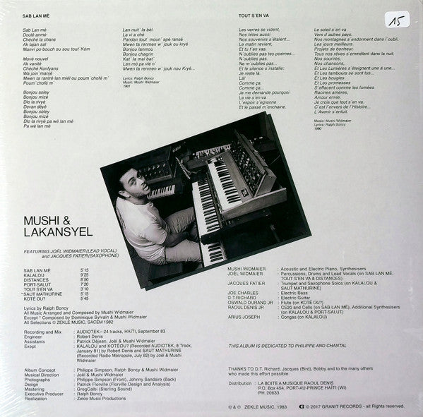 Mushy Widmaïer & Lakansyel : Koté Ou? (LP, Album, RE, RM)