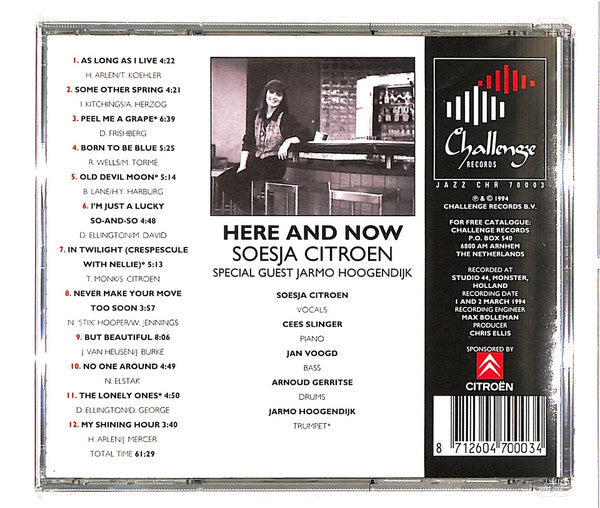 Soesja Citroen : Here And Now (CD, Album)