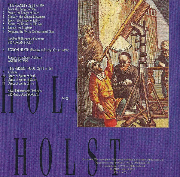 Gustav Holst : The Planets / The Perfect Fool (CD, Comp, RM)