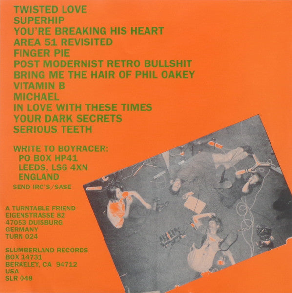 Boyracer : We Are Made Of The Same Wood (10", EP + Flexi, 7", S/Sided, Ltd, Promo)