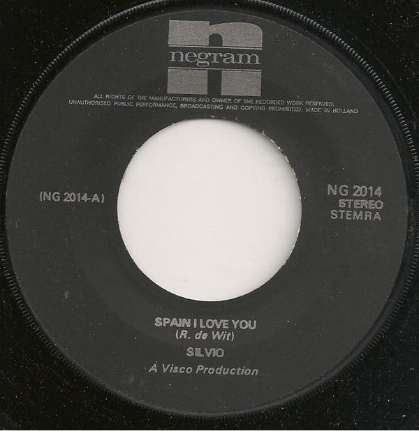Silvio (3) : Spain I Love You (7", Single)