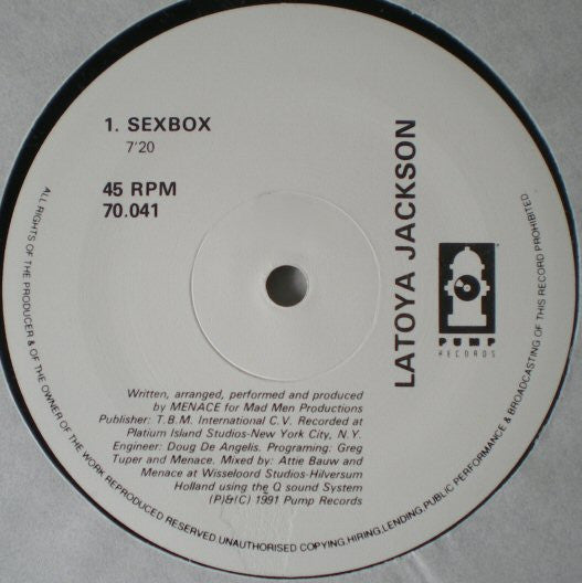 La Toya Jackson : Sexbox (12")