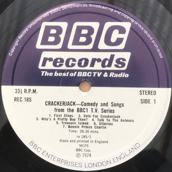 Don MacLean And Peter Glaze With Jacqueline Clarke And Christine Ozanne : Crackerjack (LP, Album)