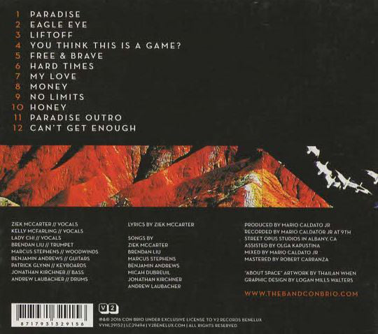 Con Brio (8) : Paradise (CD, Album)