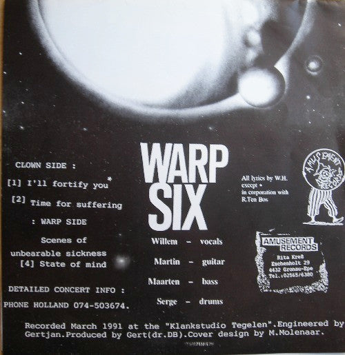 Warp Six (2) : Time For Suffering (7")