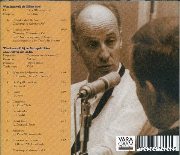 Wim Sonneveld Als Willem Parel : Wim Sonneveld Op De Radio (CD, Album)