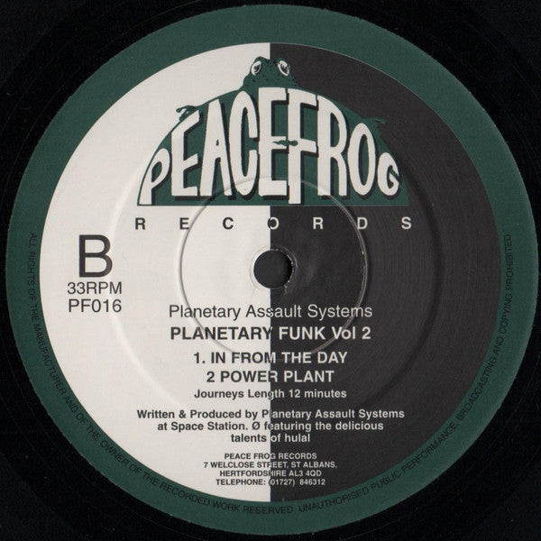 Planetary Assault Systems : Planetary Funk Vol 2 (12")