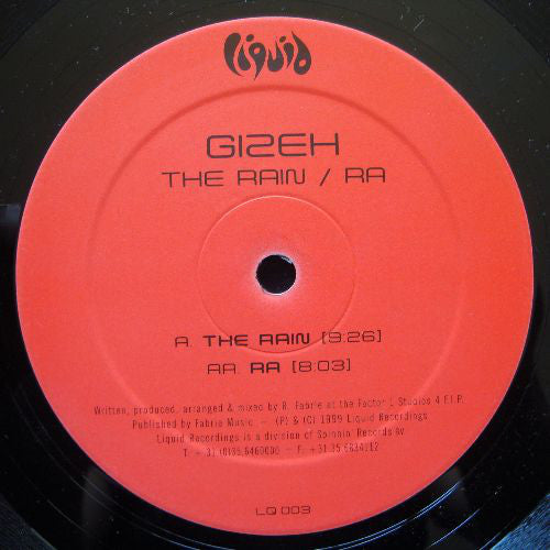 Gizeh : The Rain / Ra (12")