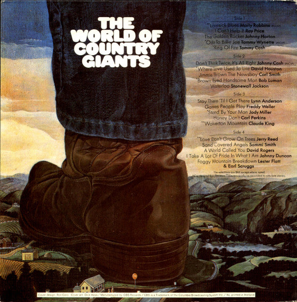 Various : The World Of Country Giants (2xLP, Comp)