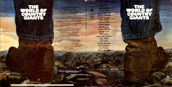 Various : The World Of Country Giants (2xLP, Comp)