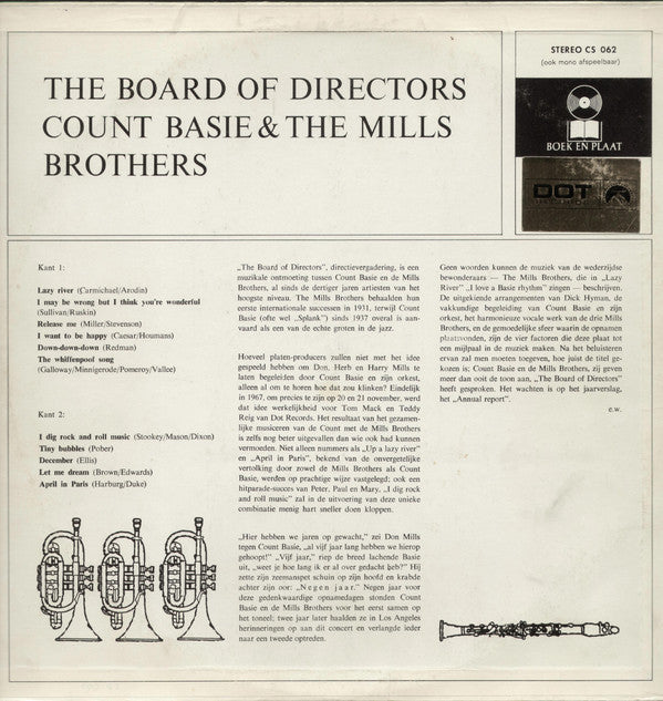 Count Basie & The Mills Brothers : The Board Of Directors (LP, Album)