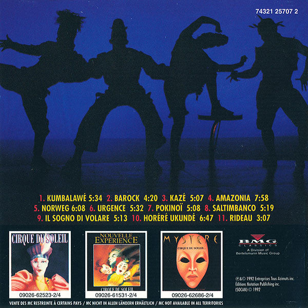 Cirque Du Soleil : Saltimbanco (CD, Album, RP)