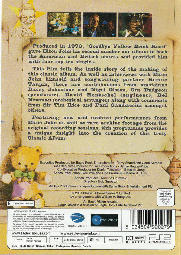 Elton John : Goodbye Yellow Brick Road (DVD-V, PAL)