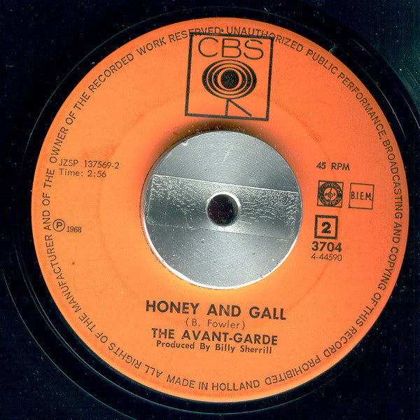 The Avant-Garde* : Naturally Stoned (7", Single)