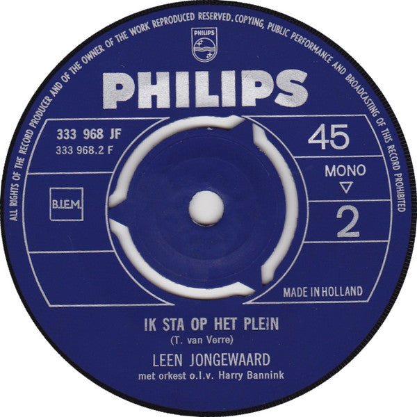 Leen Jongewaard : Petrus Vraagt Niet (7", Single, Mono)