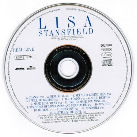 Lisa Stansfield : Real Love (CD, Album, RE)