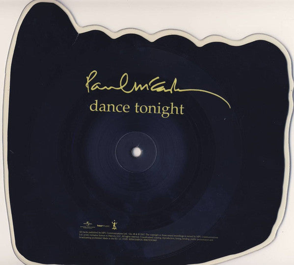 Paul McCartney : Dance Tonight (7", Shape, Single, Ltd)