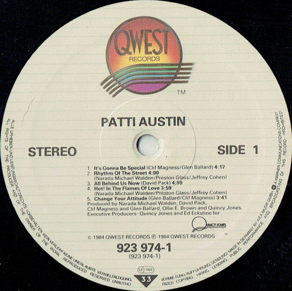 Patti Austin : Patti Austin (LP, Album)