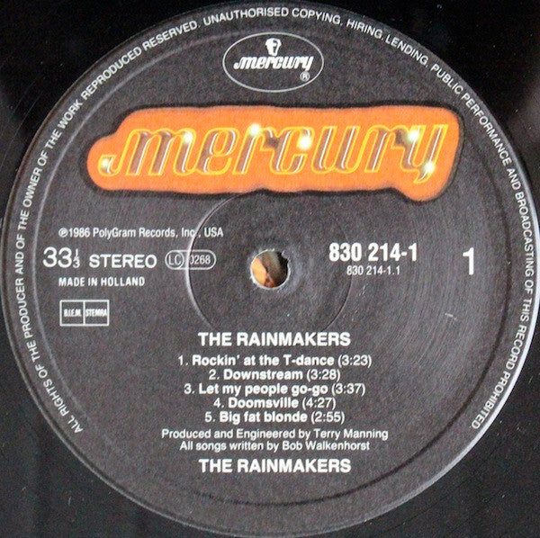 The Rainmakers (2) : The Rainmakers (LP, Album)